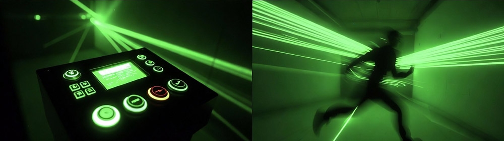 Лазерный лабиринт - атмосфера прохождения