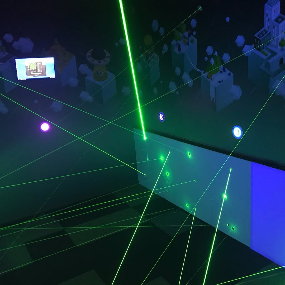 Наш лазерный лабиринт в Братиславе