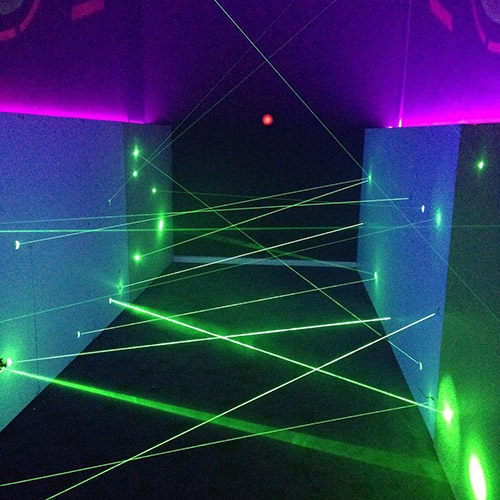 Наш лазерный лабиринт в Москве
